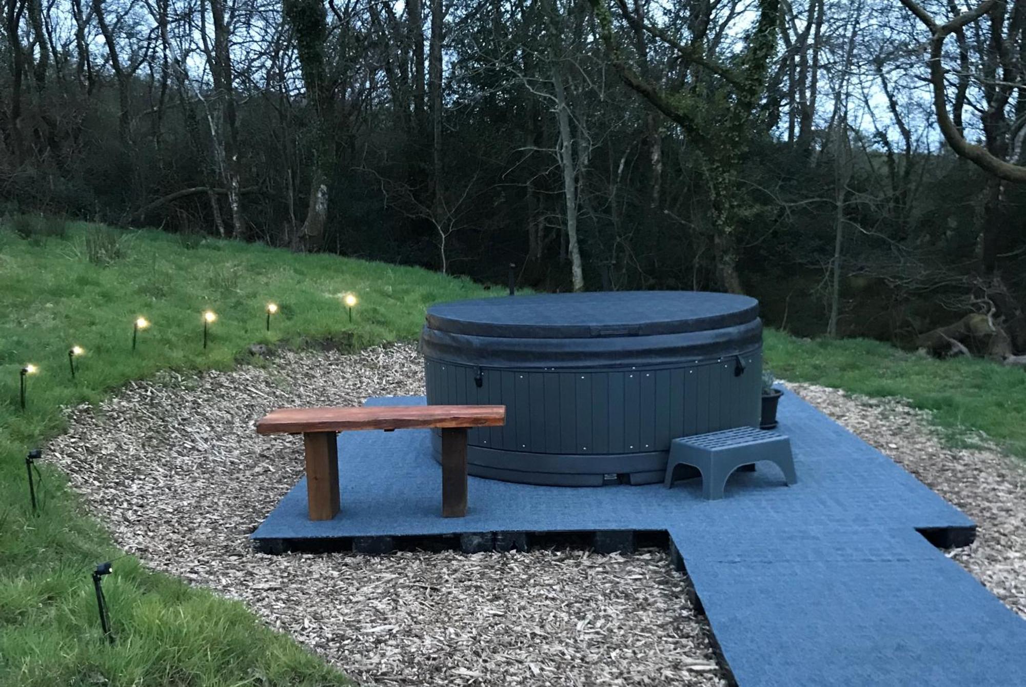 Gilfach Gower Farm Luxury Yurt With Hot Tub Hotel Ammanford Exterior foto